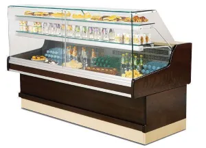 Vitrine rfrigre horizontale vitre droite longueur 1500mm RAVEL MAFIROL RAV1500DRRMA